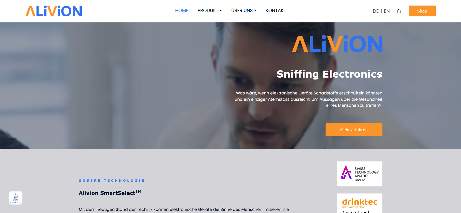 Alivion Website 2021